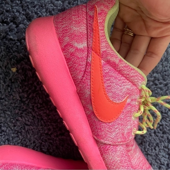 NIKE Sneakers Youth Size 6 Pink Orange Neon Running - Picture 10 of 10